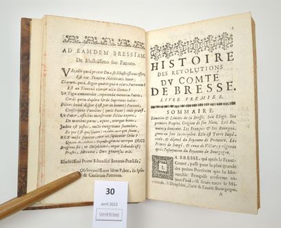GUICHENON (Germain) : Histoire des révolutions...