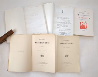 [Ain]. Réunion de 5 volumes relatifs à Belley...