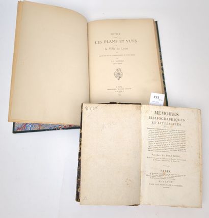 Un lot de deux ouvrages sur LYON

(Bibliographie)....