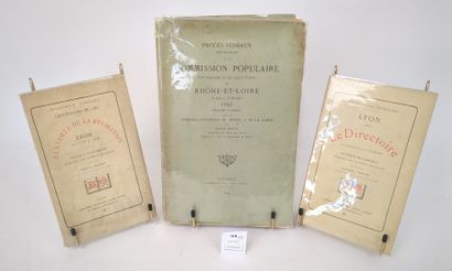 LYON et la Révolution - lot de 3 volumes...
