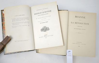 [Forez]. Réunion de 2 volumes relatifs à...