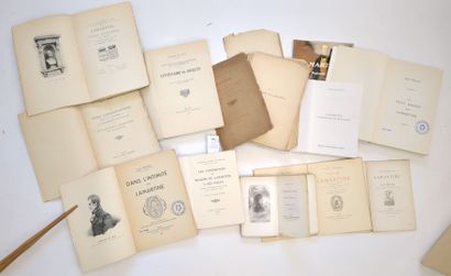 LAMARTINE (Alphonse, de). Réunion de 12 volumes...