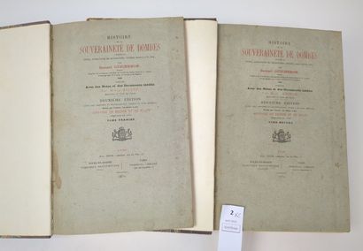 GUICHENON (Samuel) : Histoire de la Souveraineté...