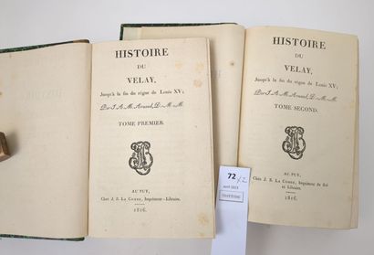 (Velay). ARNAUD (Jean-André-Michel). Histoire...
