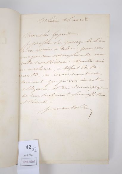 JOLIBOIS (Abbé Jean-François) : Histoire...