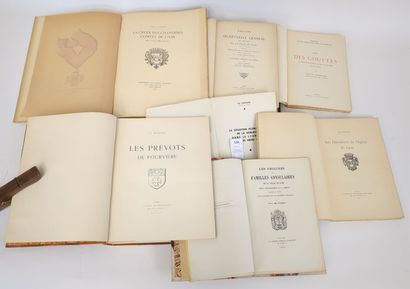 Un lot de 7 ouvrages sur Lyon, dont 3 reliés
(Lyon)....