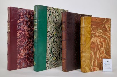 [Saône et Loire]. Un ensemble de 4 volumes...