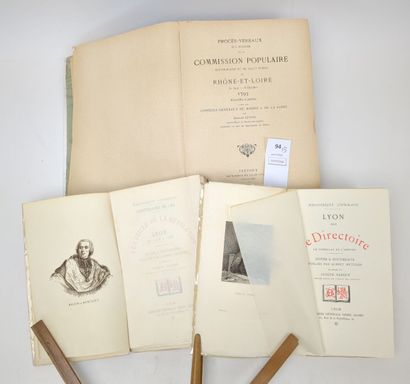 LYON et la Révolution - lot de 3 volumes...