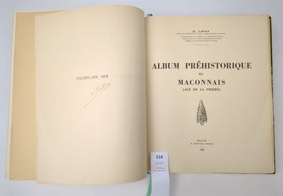 LAFAY (G.). Album Préhistorique du Mâconnais...