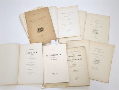 [Dombes]. 7 volumes, dont :

PATISSIER (Jean) :...