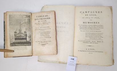 LYON et la Révolution et l'Empire - 2 ouvrages
GUERRE...