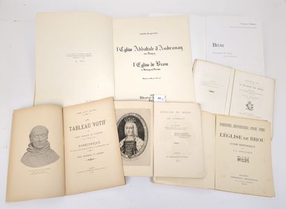 [Ain]. Un ensemble de 6 volumes sur Brou...