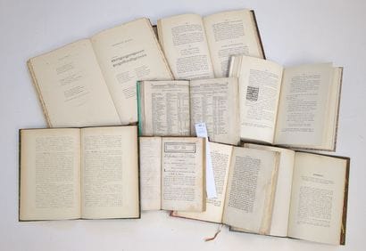 Un lot de 8 volumes sur l'AIN
(Ain). ANNUAIRE...