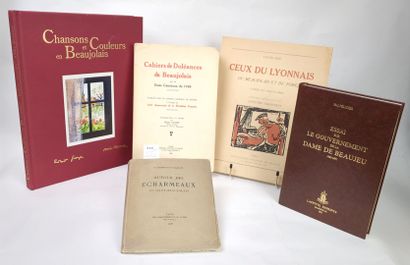 [Beaujolais]. Réunion de 5 volumes :

PÉLICIER...