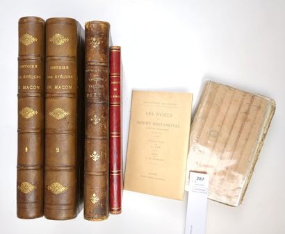 [Bourgogne]. Un ensemble de 6 volumes :
JEANTON...