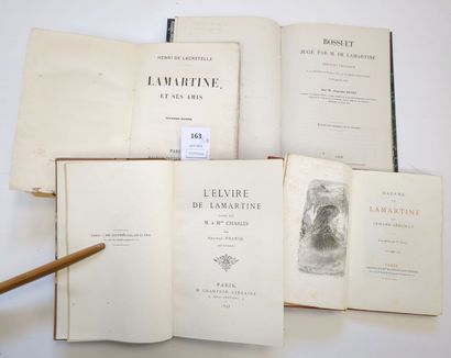 LAMARTINE (Alphonse, de). Réunion de 10 volumes...