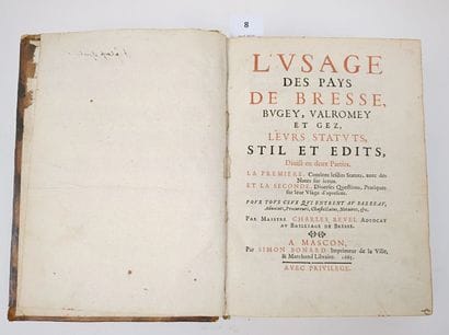 [Ain]. REVEL (Charles) : L'usage des Pays...