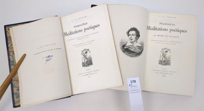 [LAMARTINE, Alphonse, de]. Premières Méditations...