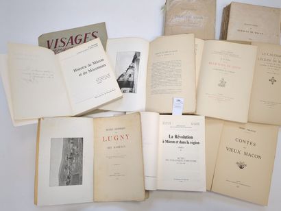 [Mâconnais]. Un ensemble de 11 volumes, dont :
LEX...