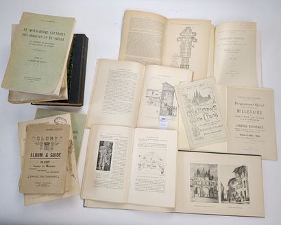 [Bourgogne]. Réunion de 14 volumes ou plaquettes...