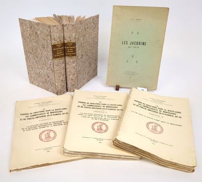 Un lot de 3 ouvrages en 6 volumes sur le...