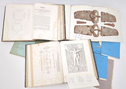 [Bourgogne]. Un ensemble de 21 volumes ou...