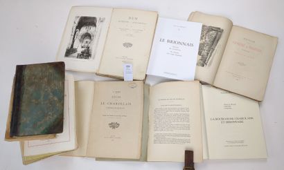 [Bourgogne]. Un ensemble de 14 volumes ou...