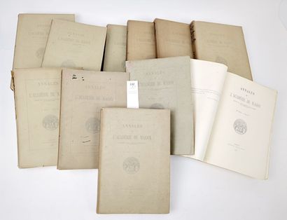 Annales de l'Académie de Mâcon. 2ème série...