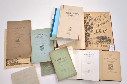 [Ain]. 14 volumes ou plaquettes, dont :

GROLLIER...