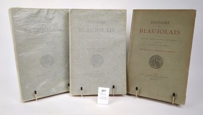 LOUVET (Pierre) Histoire du Beaujolais. Manuscrits...
