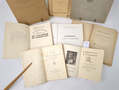 LAMARTINE (Alphonse, de). Réunion de 8 volumes...