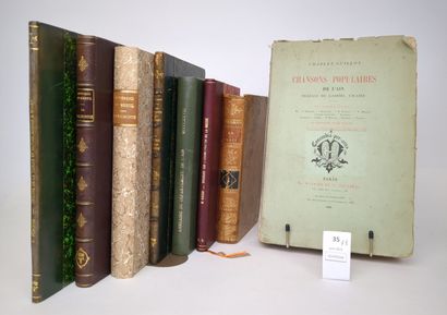Un lot de 8 volumes sur l'AIN
(Ain). ANNUAIRE...