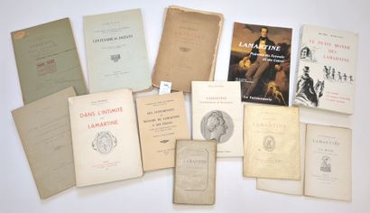 LAMARTINE (Alphonse, de). Réunion de 12 volumes...