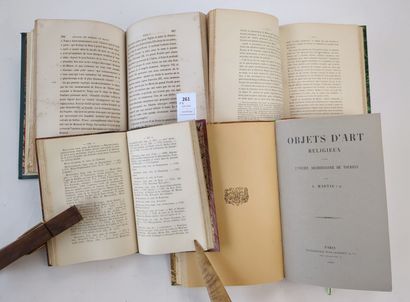 [Saône et Loire]. Réunion de 4 volumes reliés...