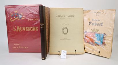 Un lot de 4 livres sur l'Auvergne
(Allier)....
