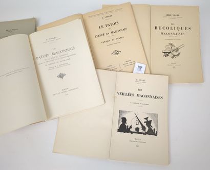[Bourgogne]. VIOLET (Emile). Réunion de 8...