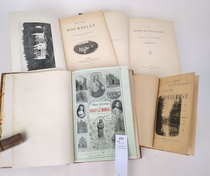 [Bourgogne]. Un ensemble de 4 volumes in-8...