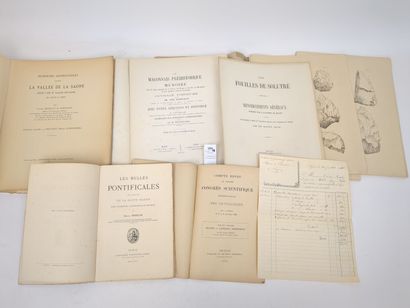 [Mâconnais]. Un ensemble de 11 volumes :
FERRY...