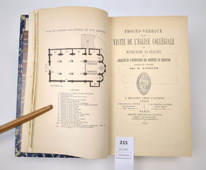 [Beaujolais]. LONGIN (Émile). Réunion de...