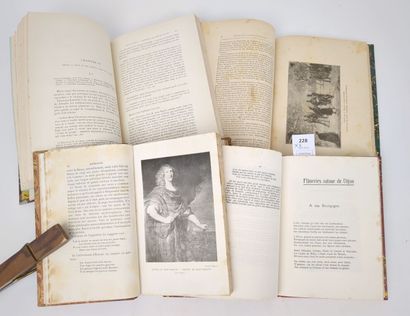 [Bourgogne]. Un ensemble de 4 volumes in-12...