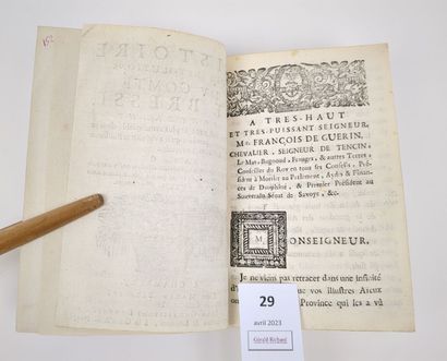 GUICHENON (Germain) : Histoire des révolutions...