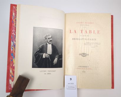 TENDRET (Lucien) : La Table au pays de Brillat-Savarin....