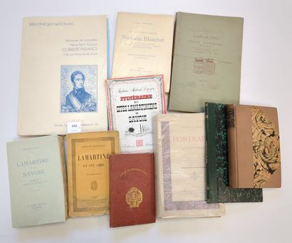 LAMARTINE (Alphonse, de). Réunion de 10 volumes...
