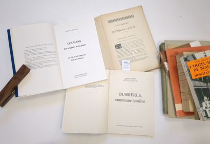 [Saône, et Loire]. Un ensemble de 11 volumes...