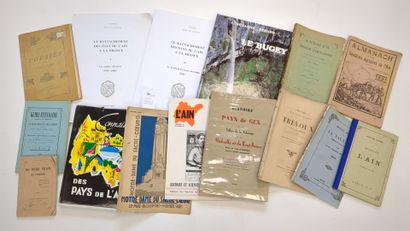 [Ain] 15 volumes ou plaquettes dont :
Cahiers...