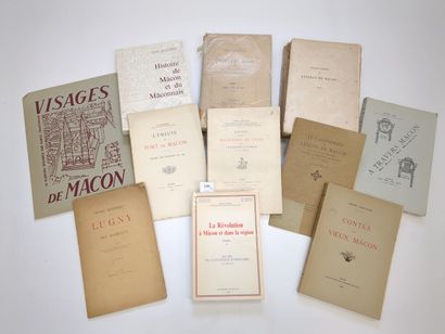 [Mâconnais]. Un ensemble de 11 volumes, dont :
LEX...