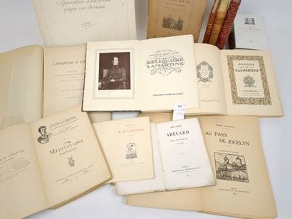 LAMARTINE (Alphonse, de). Réunion de 14 volumes...