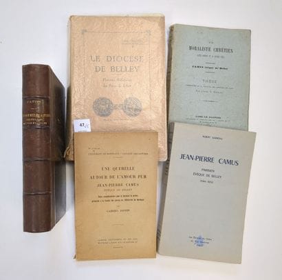 [Ain]. Réunion de 5 volumes relatifs à Belley...
