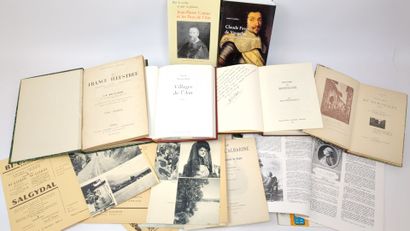 [Ain]. 18 volumes ou plaquettes dont :
THIBAUT....
