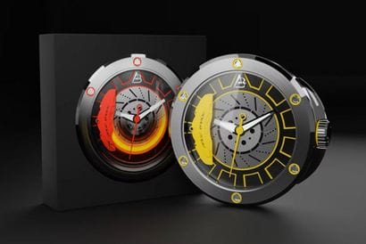 ANGE BARDE - Une horloge par la maison Ange...